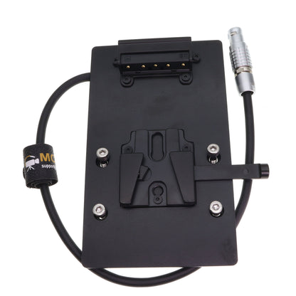 V Lock V-Mount Battery Plate to 6 Pin Cable for DJI Ronin 4D