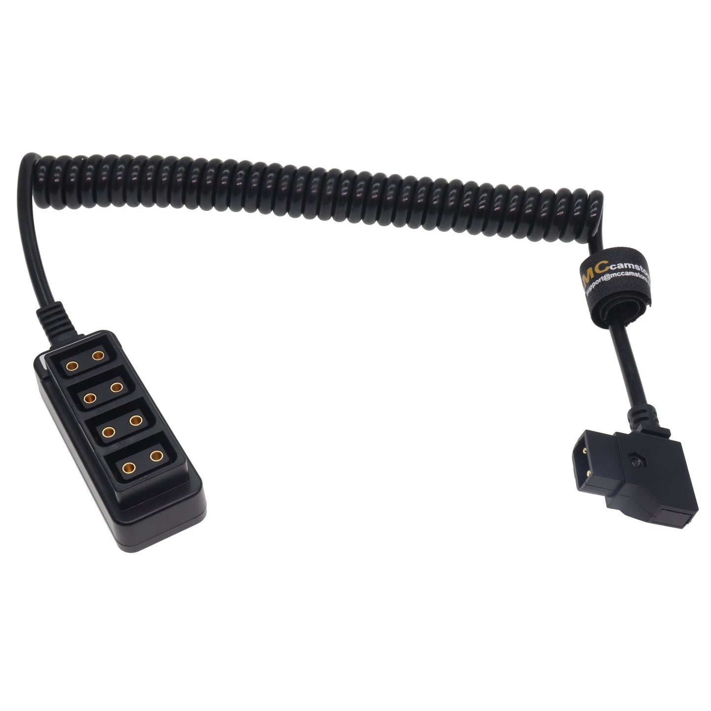 D tap to 4 Port Power Tap P-tap Strip D-tap Splitter Hub Cpmpatible for ARRI RED Teradek SmallHD V-Mount Gold-Mount Steadicam with D-Tap Output
