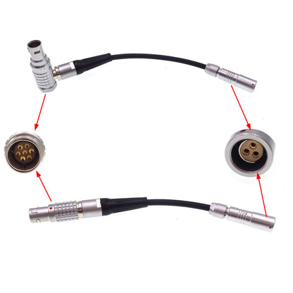 ALEXA Mini EXT 7pin to RS 3pin female RUN/STOP power cable