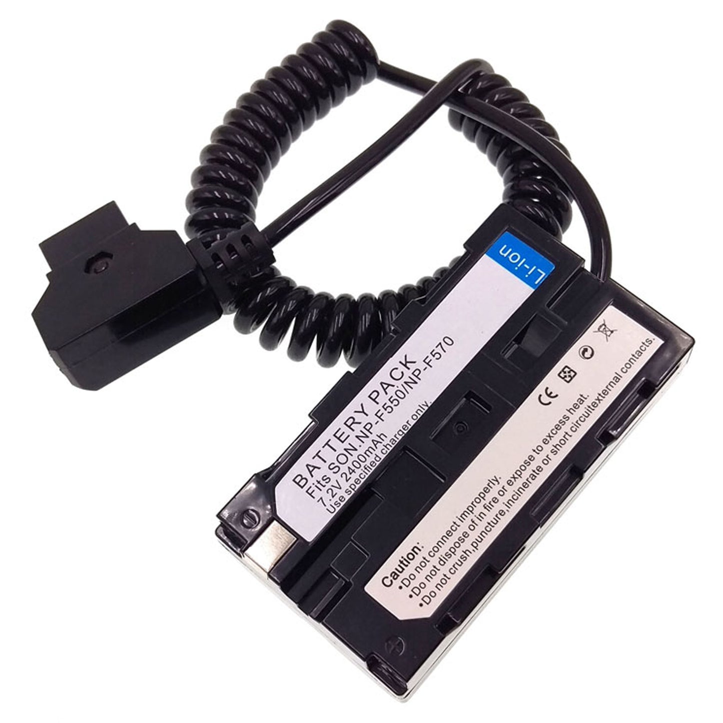 D-Tap to NP F550 Dummy Battery for Sony NP F550/ NPF570/970 Atomos Ninja Shogun