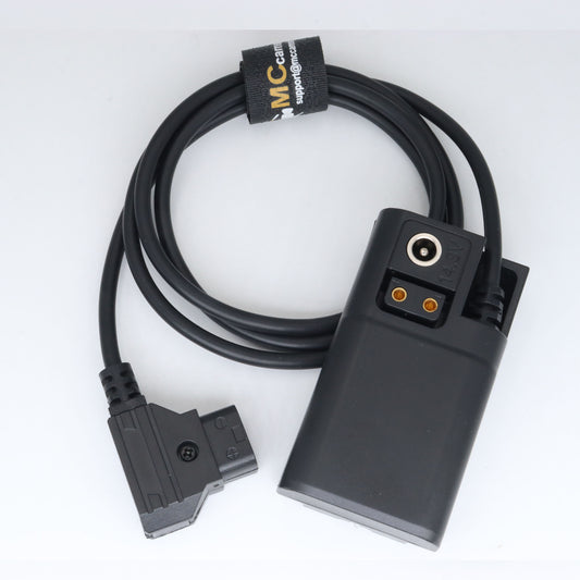 D-tap to NP-F550/770/570 NP-F970 Dummy Battery Power Cable for Sony Atomos Ninja
