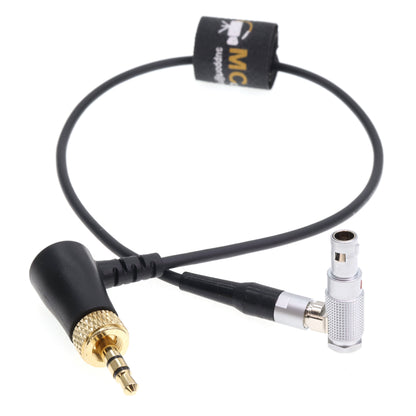 3.5mm Locking TRS Mini Jack to FHG 00B 5 Pin Male Audio Cable for ARRI Alexa Mini/Z CAM E2 Camera