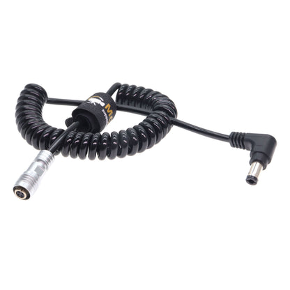 DC to 4Pin Female Connector Power Coiled Cable for Portkeys BM5/BM5WR/BM7/HS7T/HH7 monitor