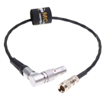 Din 1.0/2.3 to Rotatable 0B 9 Pin Timecode Cable for RED Komodo 6K Camera