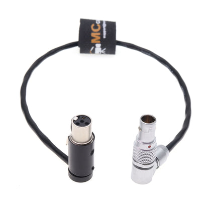 Tvlogic 055/056/058 Power Cable, Rotatable 0B 2pin Male Connector to Ta4f 4pin Female Cable 12V