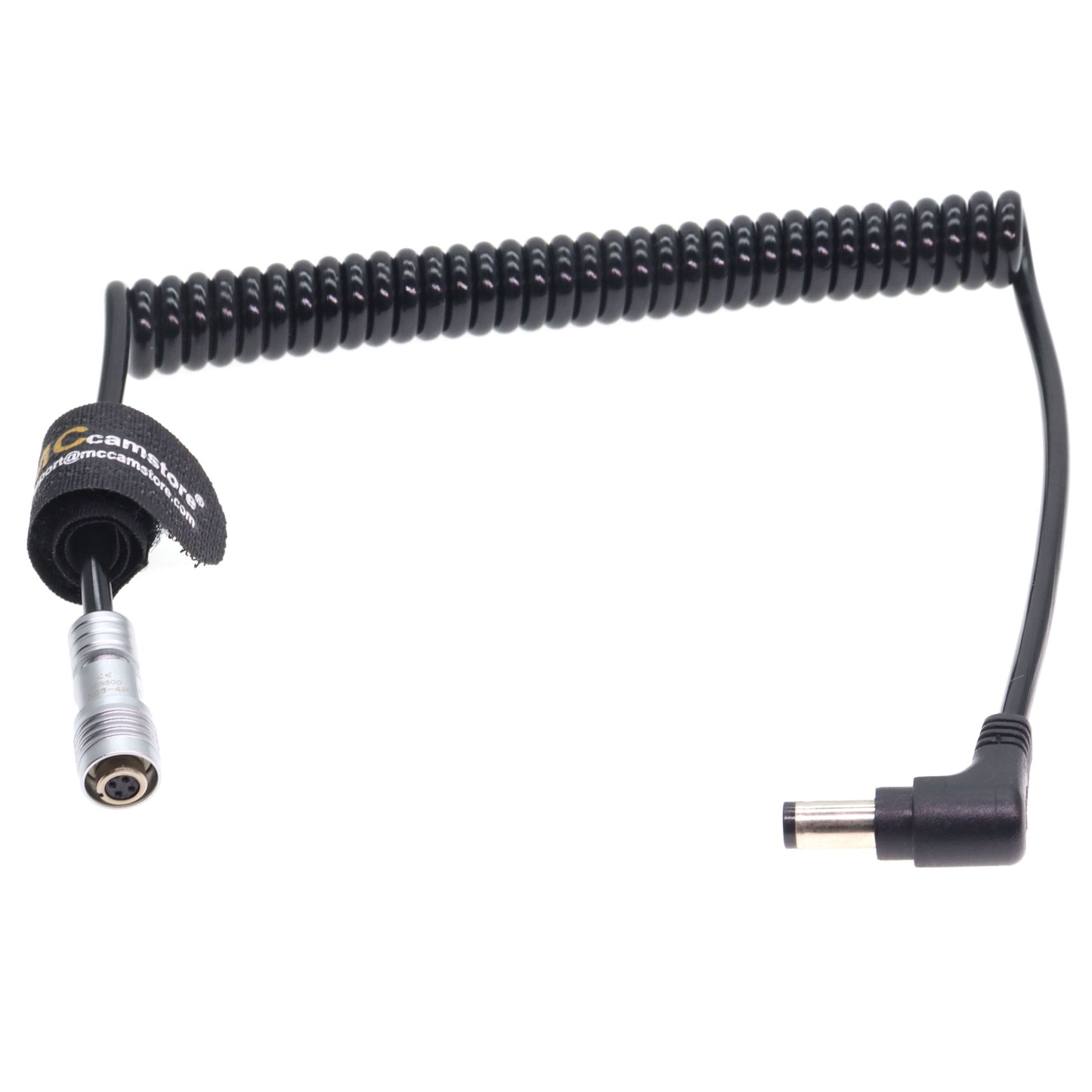 DC to 4Pin Female Connector Power Coiled Cable for Portkeys BM5/BM5WR/BM7/HS7T/HH7 monitor