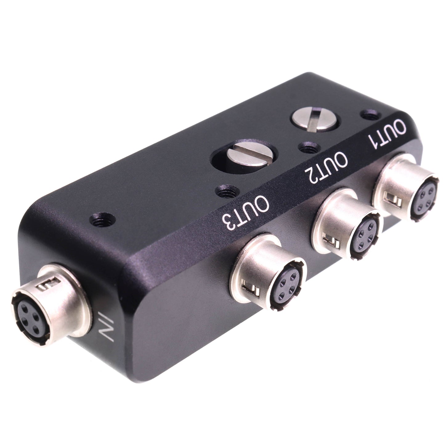 Hirose 4Pin Female 3 Way Splitter Adapter 1 in 3 Out Distributor for Zoom F8 /F4 Mixer Sound Devices 442 688 664 for Wisycom Zoom Lectrosonics