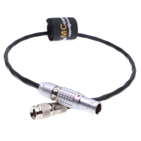 DIN 1.0/2.3 to 0B 5 Pin Male Timecode Cable for Ultrasync One for Sound Devices 633