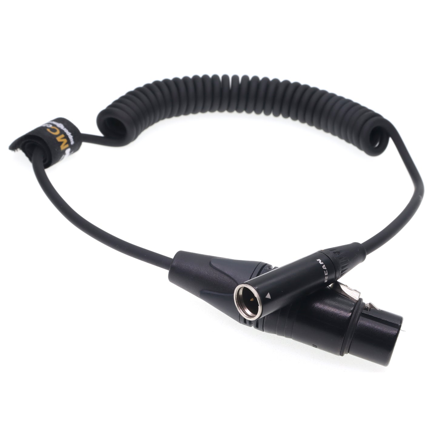 TA3M Mini XLR 3pin to XLR 3 Pin Female Coiled Cable for Blackmagic Pocket Cinema Camera for BMPCC4K/6K Ultrasoft