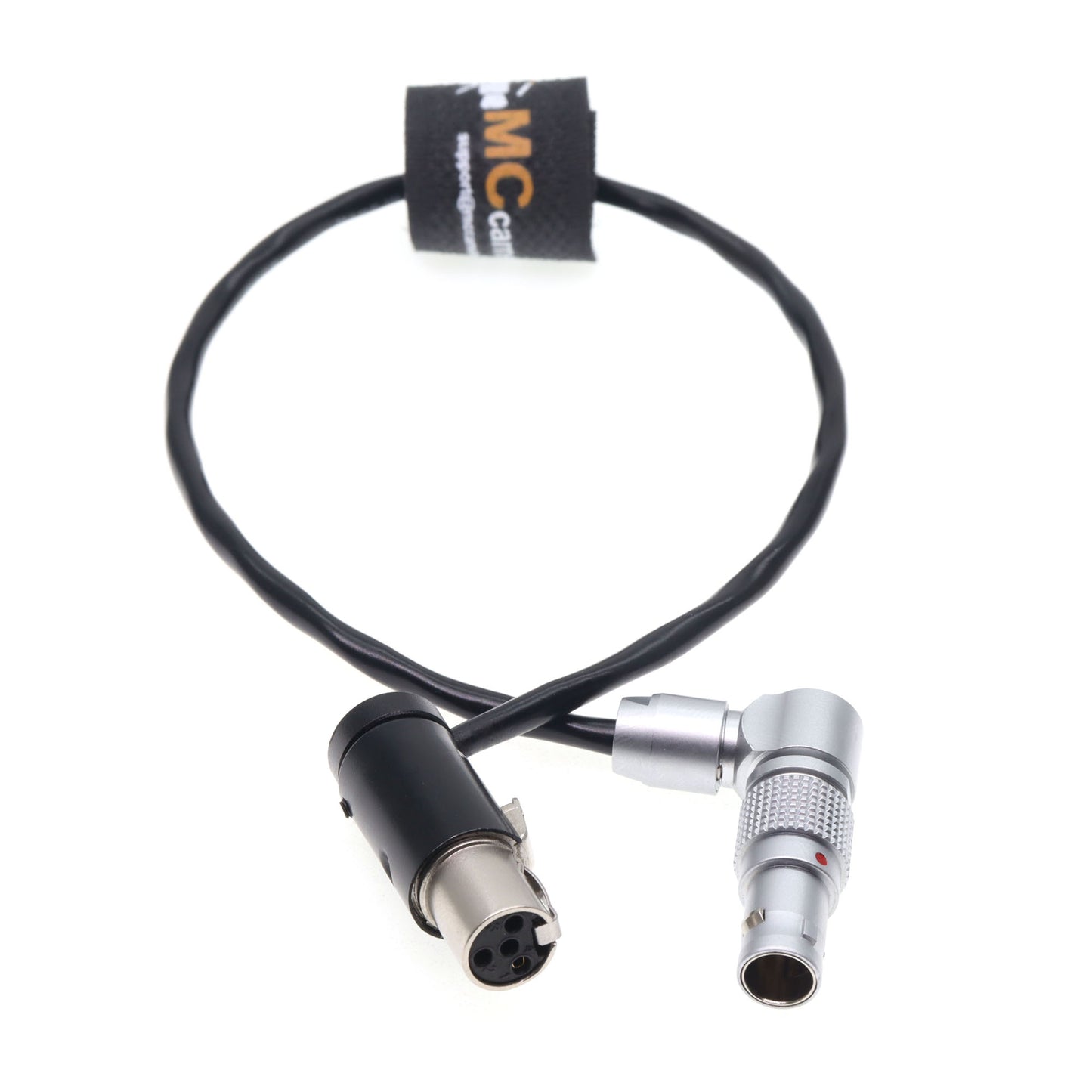 Tvlogic 055/056/058 Power Cable, Rotatable 0B 2pin Male Connector to Ta4f 4pin Female Cable 12V