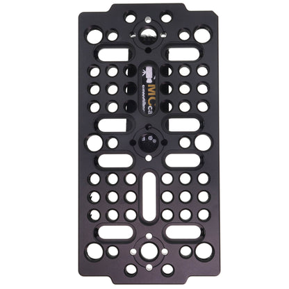 Multi-Functional Cheese Plate with 1/4"-20 3/8"-16 Threads, Switching Mounting Plate w/Locating Point for ARRI for Camera and Tripod Portable Cheese-Plates for Blackmagic URSA Cine