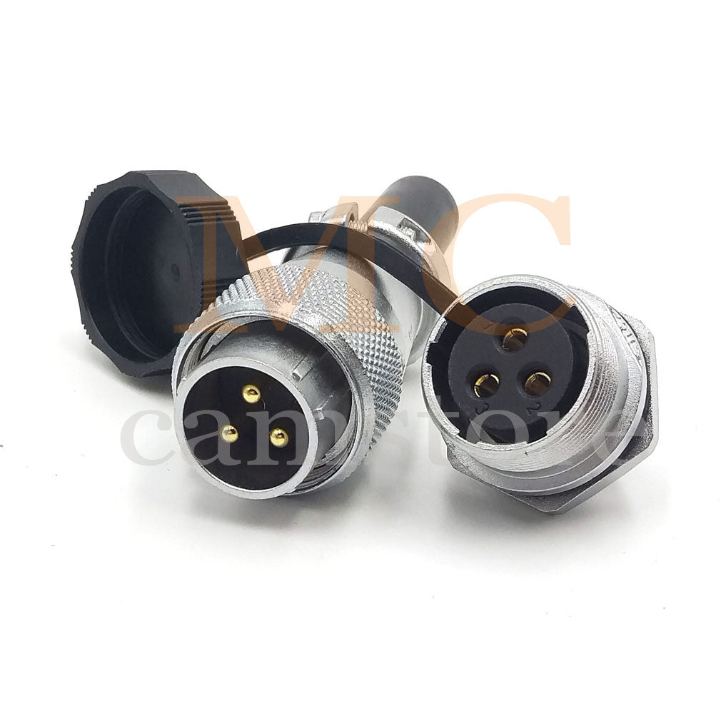 WEIPU WS20 Aviation Connector, 2 3 4 5 6 7 8 9 12 15pin Industrial Electrical Power Cable Plug Socket