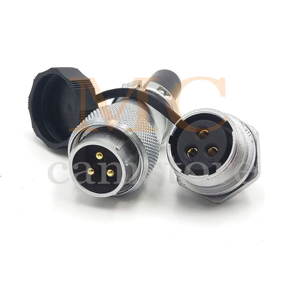 WEIPU WS20 Aviation Connector, 2 3 4 5 6 7 8 9 12 15pin Industrial Electrical Power Cable Plug Socket