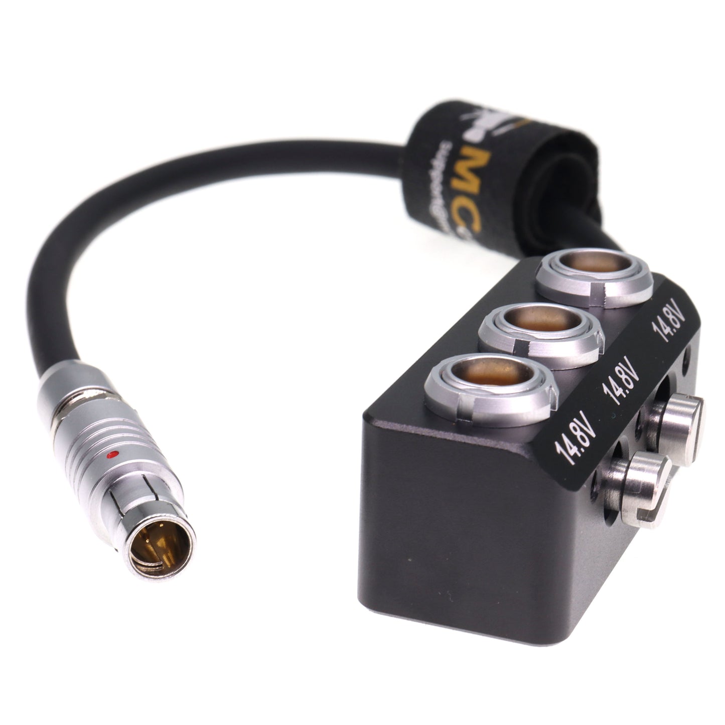 RS 3 Pin Male in to 3x RS 3Pin Female Out for Sony Venice Rialto Tilta ARRI Alexa DSMC2 Camera