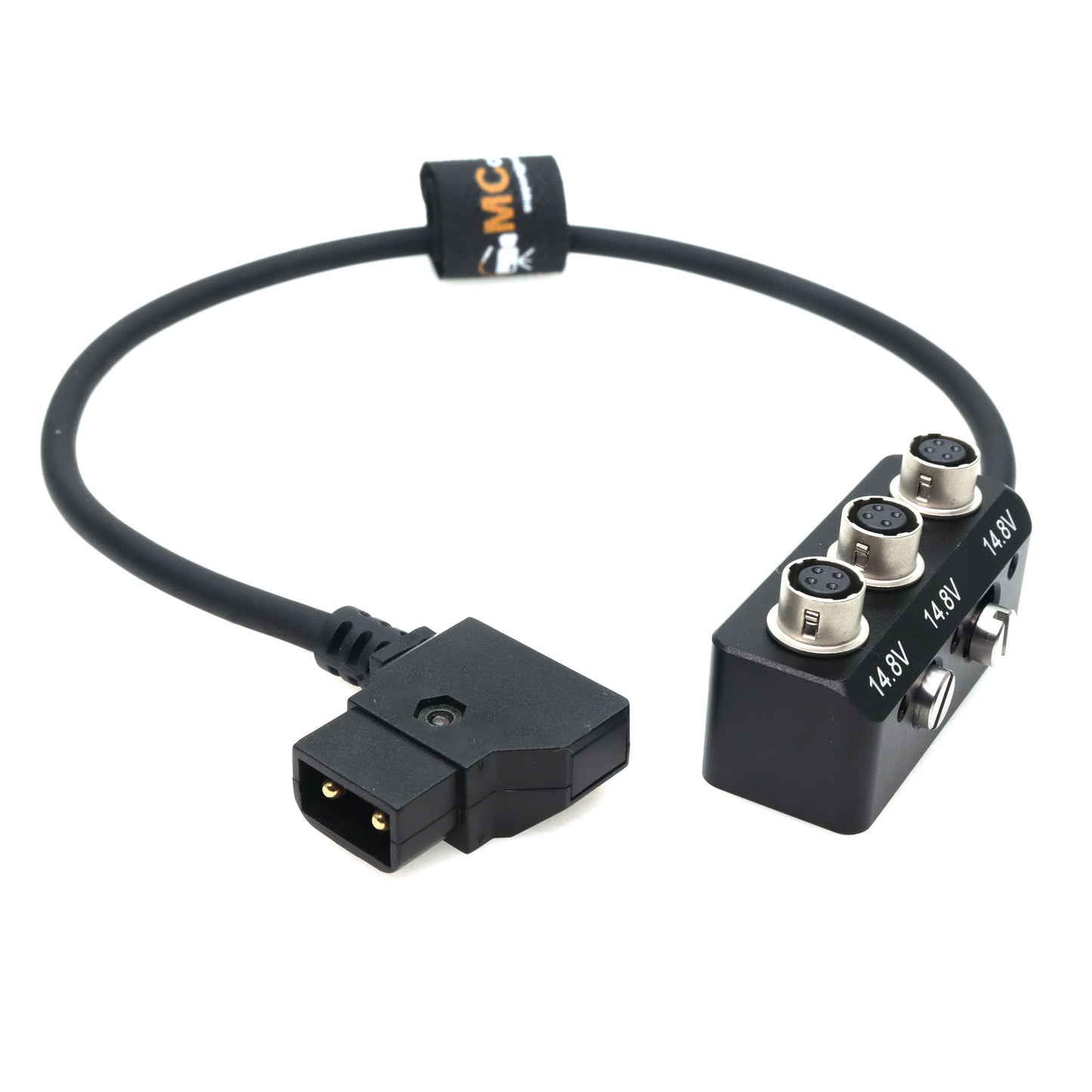 D-tap to Hirose 4pin Power Supply 1 to 3 Splitter Box for Sound Device 688 788T for Zoom F4 F8 Power Distributor