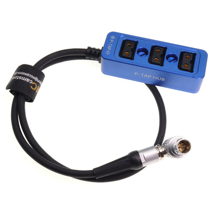 Ronin 2 1B 6 Pin 4+2 to 3 Port D-Tap Female Power Splitter Cable for DJI Ronin 2 Gimbal Stabilizer to Monitors Recorders Camera Power Cable