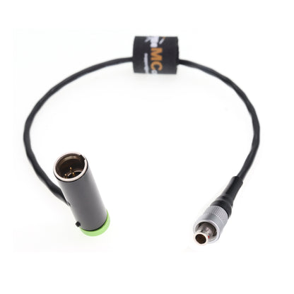 Audio Cable for Wisycom MTP41 MTP41-L-B1 Broadband Bodypack Transmitter, FVB 00 3Pin Male to REAN TA5M Mini XLR 5 Pin Male