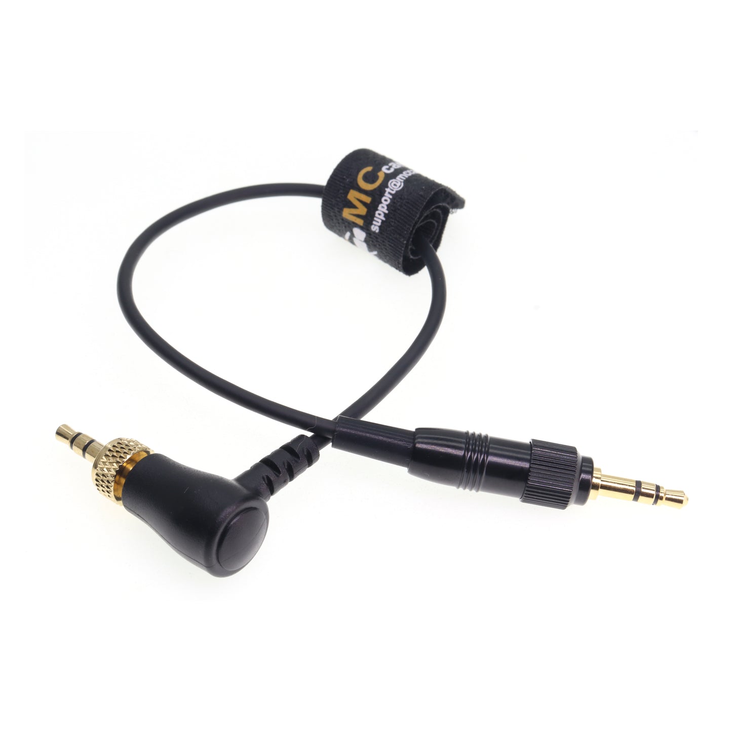 Locking 3.5mm TRS Audio Cable for Sennheiser Mic Wireless Receiver TASCAM Digital Audio Recorder