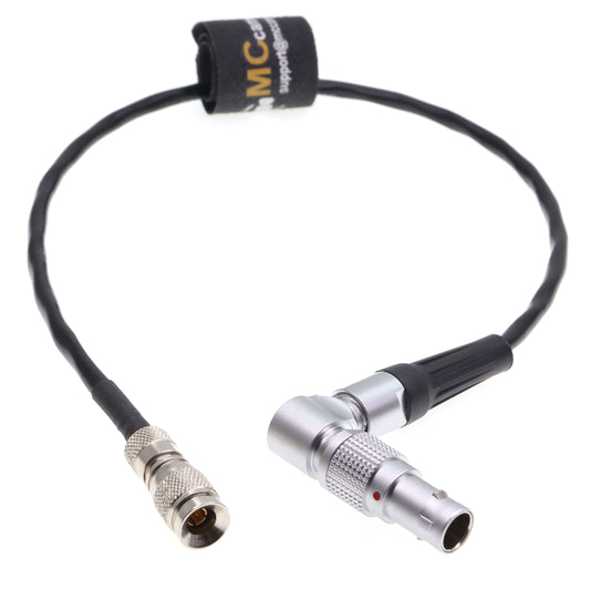 Din 1.0/2.3 to Rotatable 0B 9 Pin Timecode Cable for RED Komodo 6K Camera