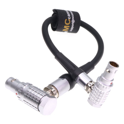 Angle Ronin 2 Power 6 Pin 4+2 to Angle 0B 2 Pin for DJI Ronin 2 to Teradek Bolt Pro 2pin PWR IN Power Cable