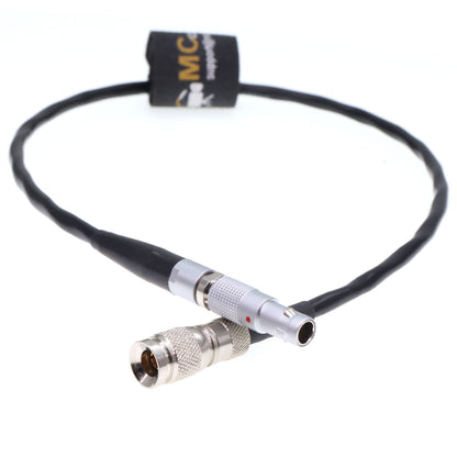 UltraSync ONE DIN 1.0/2.3 to 00B 4 Pin Time Code Sync Cable for RED Epic Scarlet DSMC2 Camera