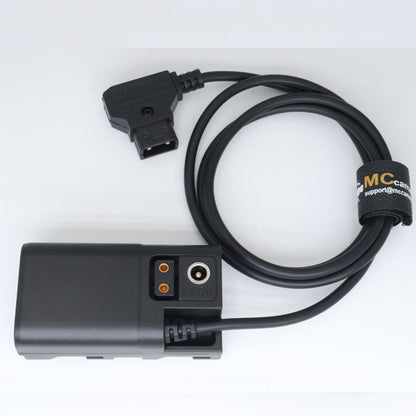D-tap to NP-F550/770/570 NP-F970 Dummy Battery Power Cable for Sony Atomos Ninja