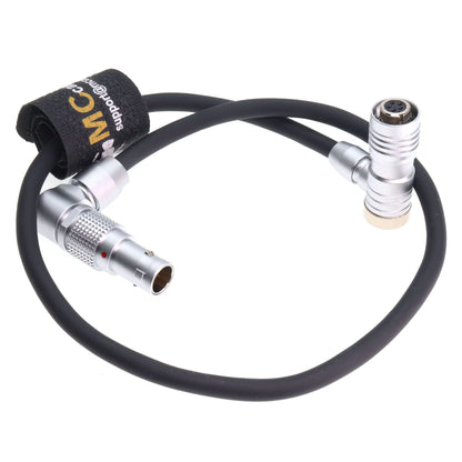 Rotatable 0B 2 Pin to Angle 5 Pin Female Power Cable for Teradek ARRI RED SmallHD Paralinx Preston Transvideo Offhollywood Switronix Camera to Portkeys LH5P LH5H Monitor