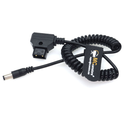 D Tap To DC 2.5 Power Cable for For Blackmagic Atomos SmallHD KiPRO Ikan Monitor Dc 12v Power Cord