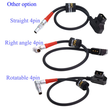 12V LBUS Power Cable for Alexa Camera to cforce Mini Plus Motor ARRI Master Grips OCU-1 cmotion Zoom 2 Pin to 4 Pin