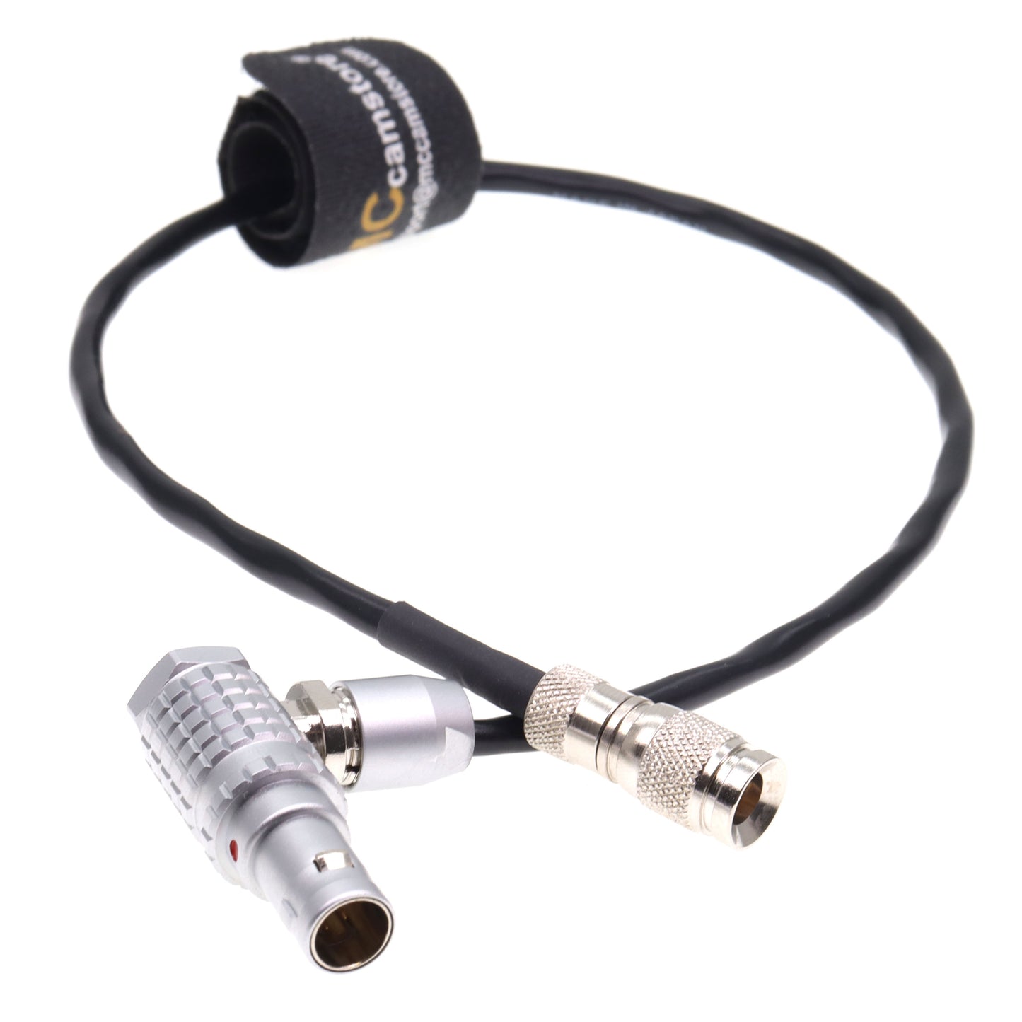DIN 1.0/2.3 to Elbow 0B 5 Pin Timecode Cable for Ultrasync One for Sound Devices 633 Time Code Sync