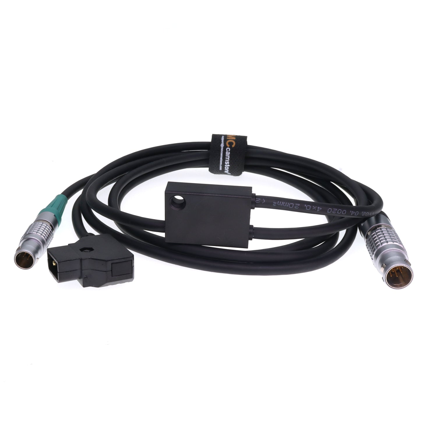 D-tap Power for Preston Micro Force V+F 10 Pin to Heden M26T Analog Motor 4 Pin Y-type power Cable