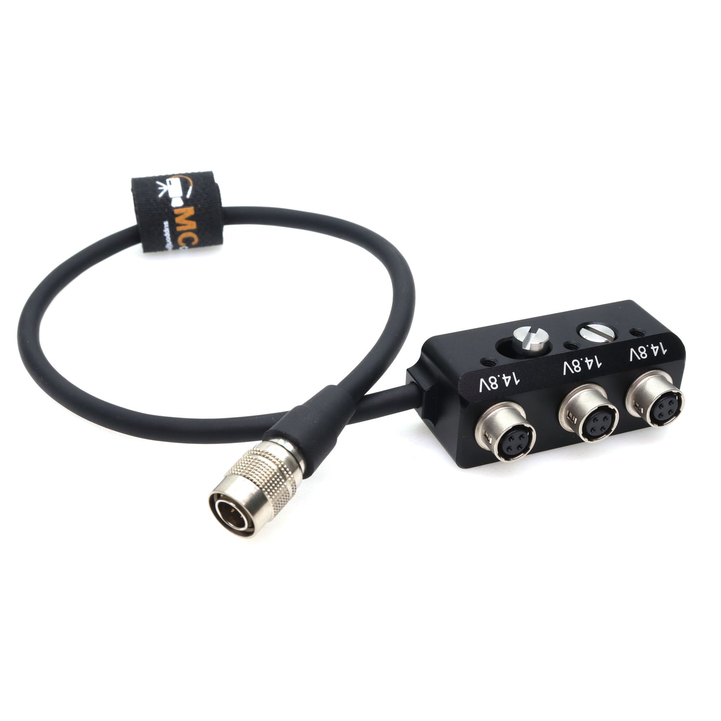 Hirose 4pin to 3 Port 4pin Female Power Supply Splitter Box for Sound Device 688 788T for Zoom F4 F8 Power Distributor
