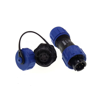 WEIPU SP11 IP68 Waterproof Connector, 2 3 4 5pin Thread Nut Panel Mount / Cable to Cable Power Plug Socket