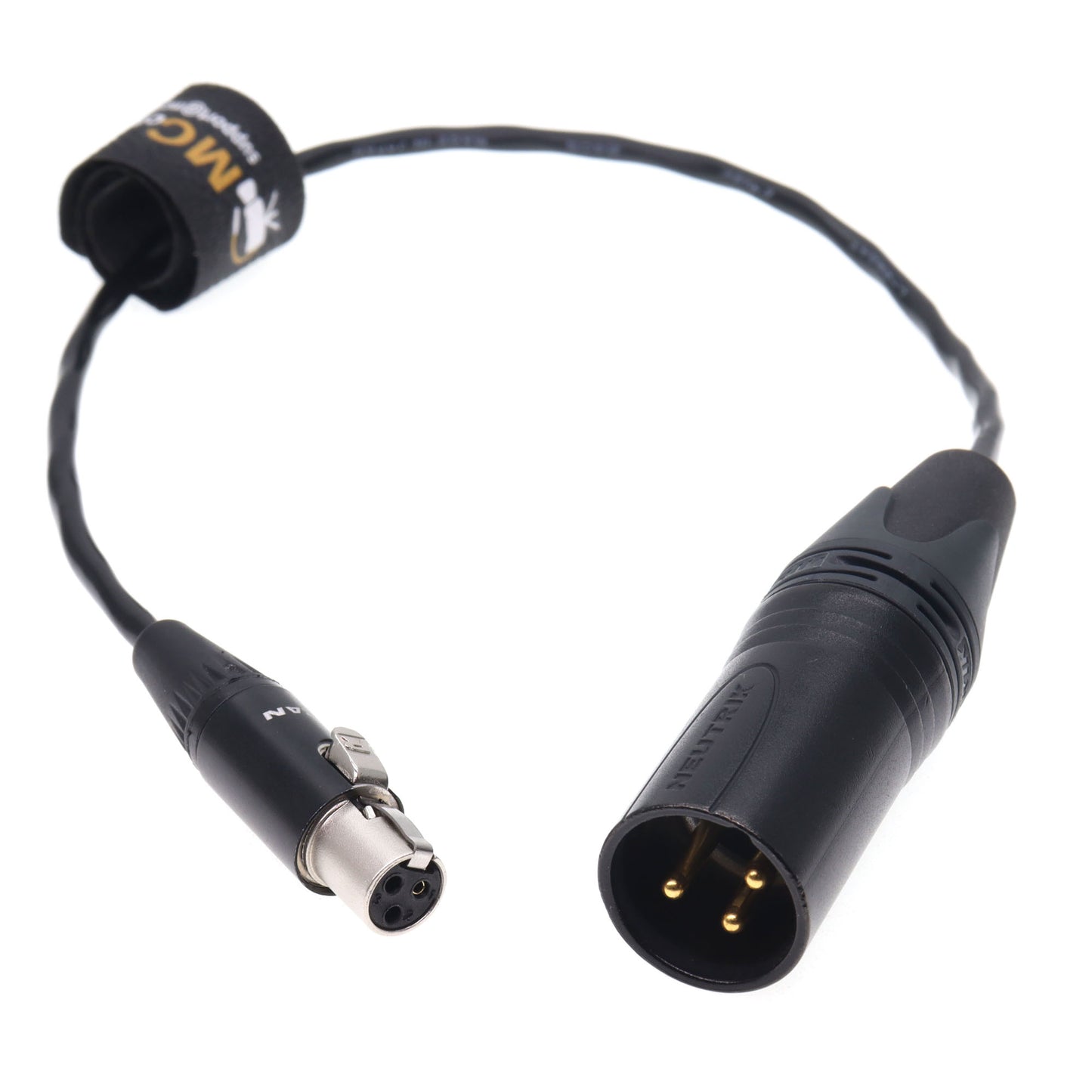TA3F 3pin Female To XLR 3pin Male with  SOMMER SOD-14 Audio Cable for SCORPIO Link Lectrosonics