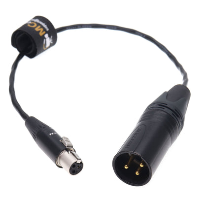 TA3F 3pin Female To XLR 3pin Male with  SOMMER SOD-14 Audio Cable for SCORPIO Link Lectrosonics