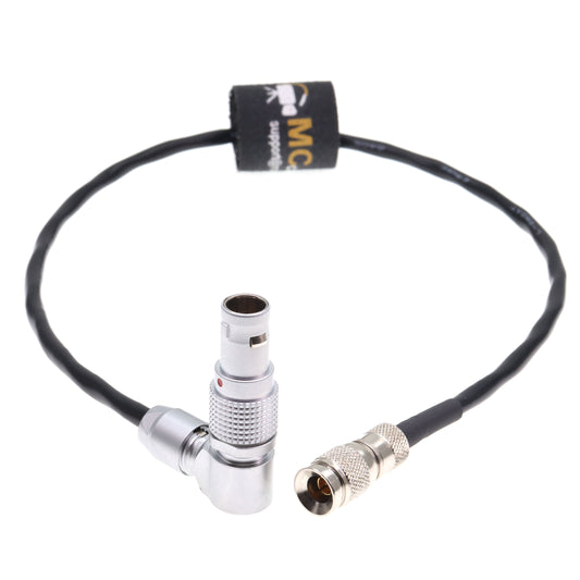 DIN 1.0/2.3 to Rotatable 0B 5 Pin Timecode Cable for Ultrasync One for Sound Devices 633 Time Code Sync