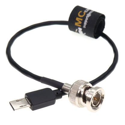 Timecode Cable for Sony FX3 FX30 A7S3 A1 Camera, BNC to Micro USB Time Code Sync for Zaxcom Zoom F8 F8N