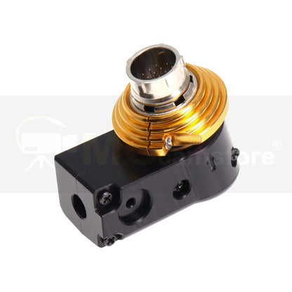 Right Angle 20 pin Male Plug Compatible with Hirose HR25A-9P-20P Male Push Pull Self-Lock Connector for Cabio's Servo Zoom Motor for Canon 20-Pin Servo Lens CJ ZSD-300M