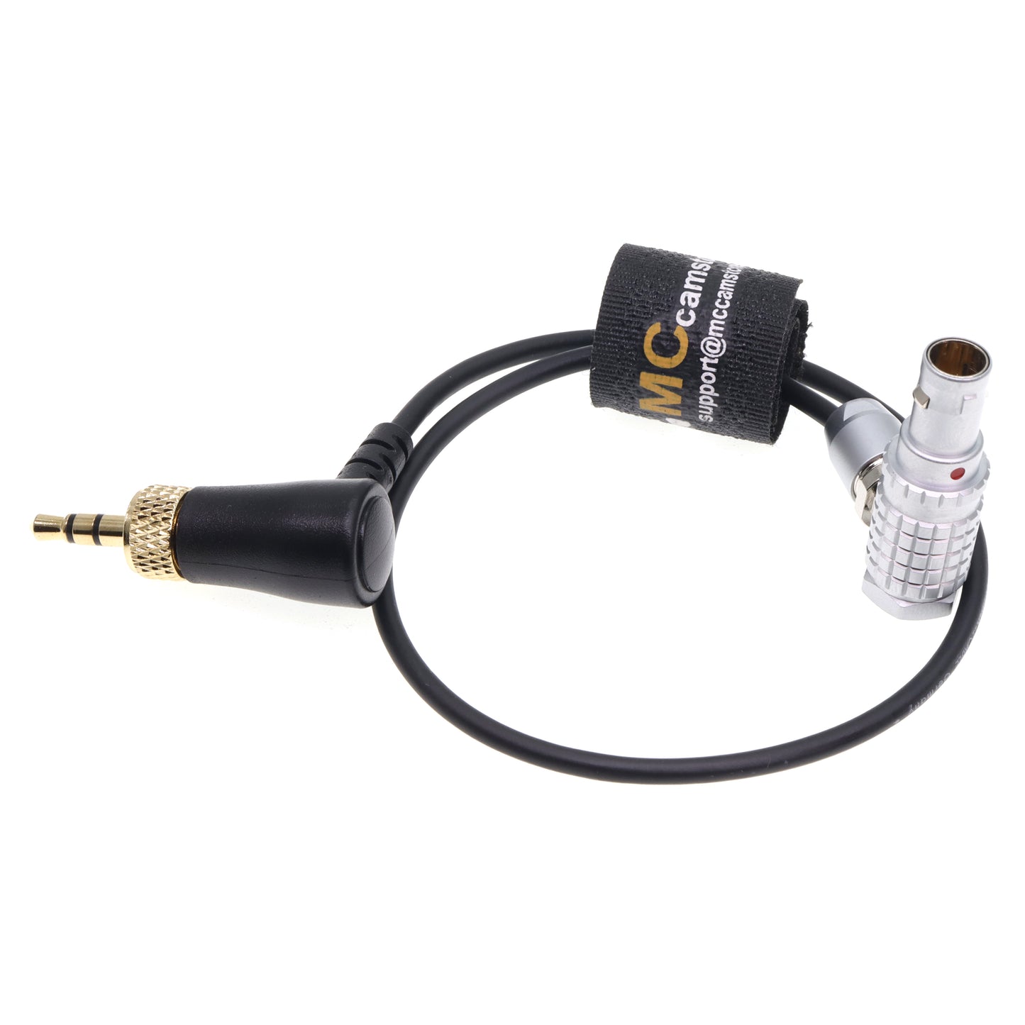 Lock 3.5 TRS Jack to Angle Adjustable 5 Pin Timecode Cable for Deity TC-1 for ARRI Alexa SXT/Sound Devices/Zaxcom Audio Recorder Camera