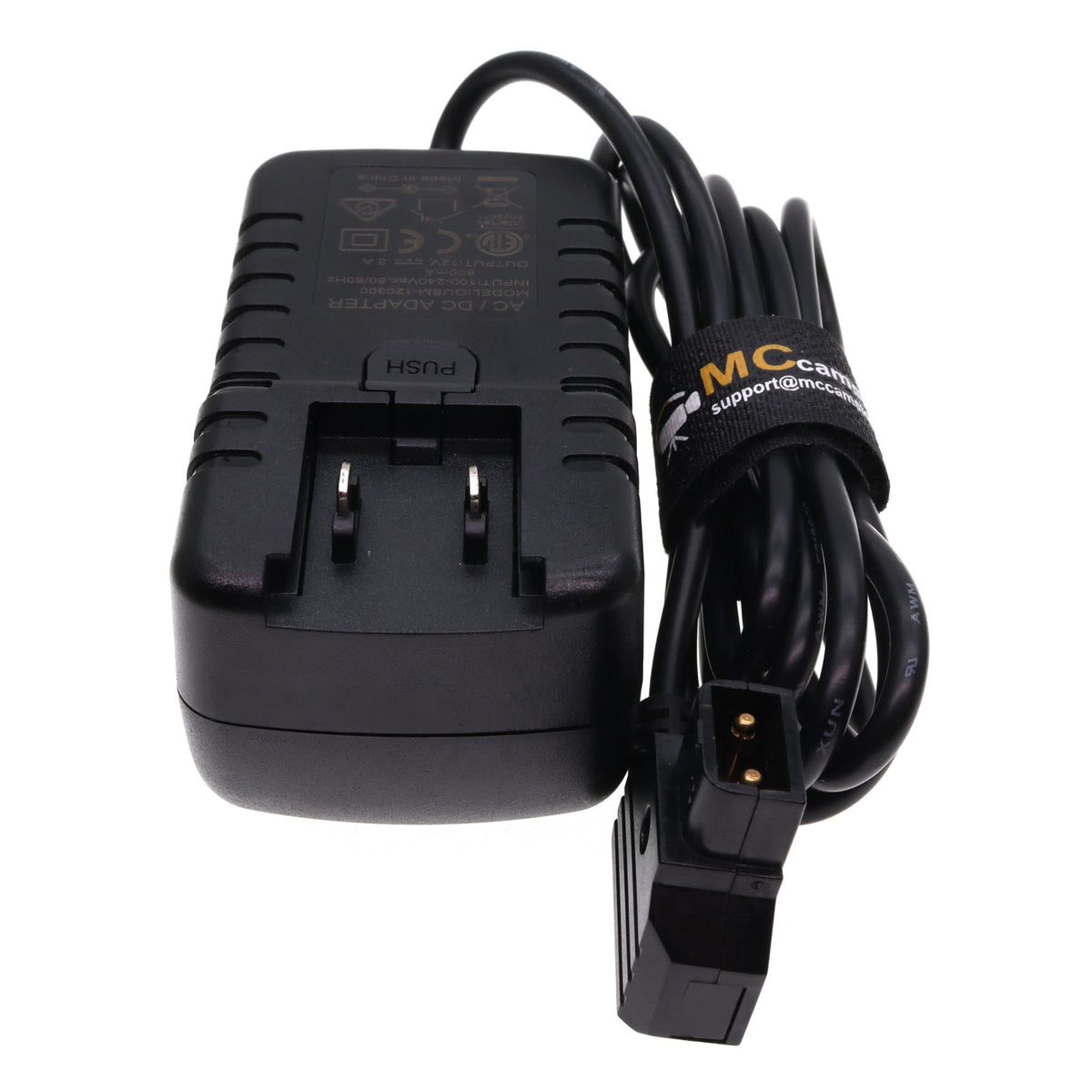 AC 110V-220V Power Adapter Converter Cable to D-tap Camera Power Cable