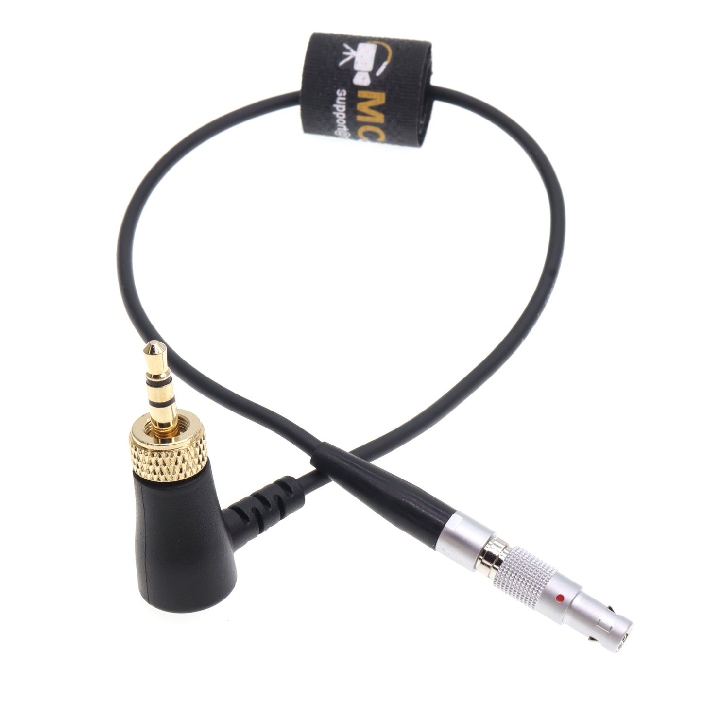 Timecode Cable for Deity TC-1 Locking 3.5mm TRS to Straight 00B 4 Pin Male for RED DSMC2 Series
