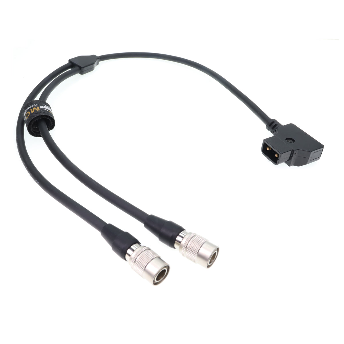 Two Way Splitter Cable D-tap To Dual Hirose 4-pin Male Power Cable for ZOOM F8/F4 ZAXCOM Sound Device 688/664/788T