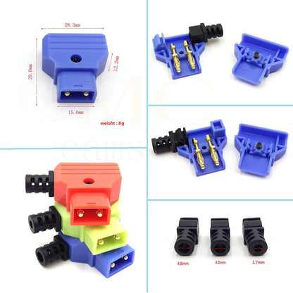 Camera power plug D-tap plug D-TAP male 3.7/4.0/4.8mm Wire diameter