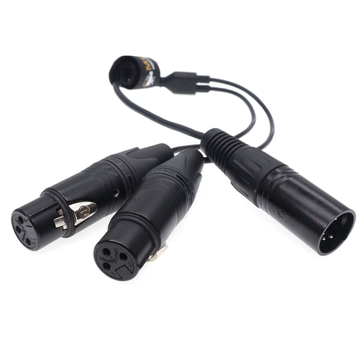 Audio Cable XLR 5 Pin Male to Two Way XLR 3 Pin Male for ARRI Alexa XT/SXT/XT Plus