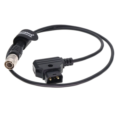 Hirose 4Pin Male to D-Tap for Zoom F4/F8/F8N Sound Devices 633/644/688/788T Coiled Cable