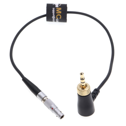 Audio Cable 3.5mm Locking TRS to 00B 5 Pin Male Audio Cord for ARRI Alexa Mini/Z CAM E2 Camera