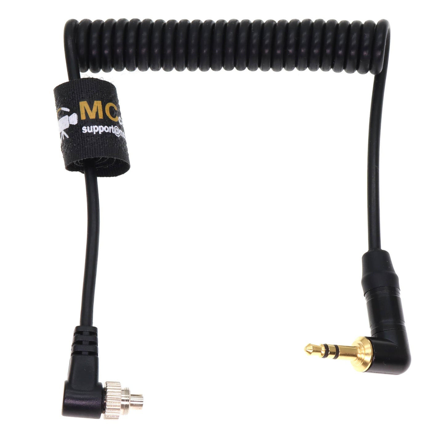 Timecode Cable for Tentacle Sync 3.5 Audio Plug to PC for Panasonic GH5S, S1H Time Code Coiled Cable