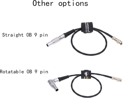 Din 1.0/2.3 to EXT 0B 9 Pin Timecode Cable for RED Komodo 6K Camera