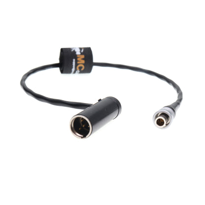 FVB 003 Pin Male to TA4M Mini XLR 4 Pin Male Audio Cable for Sennheiser Waist Pack Microphone for Shure Lavalier Microphone