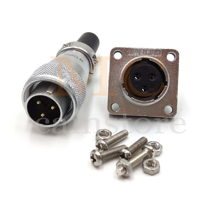 WEIPU WS16 Aviation Connector, 2 3 4 5 7 9 10pin Industrial Electrical Power Cable Plug Socket